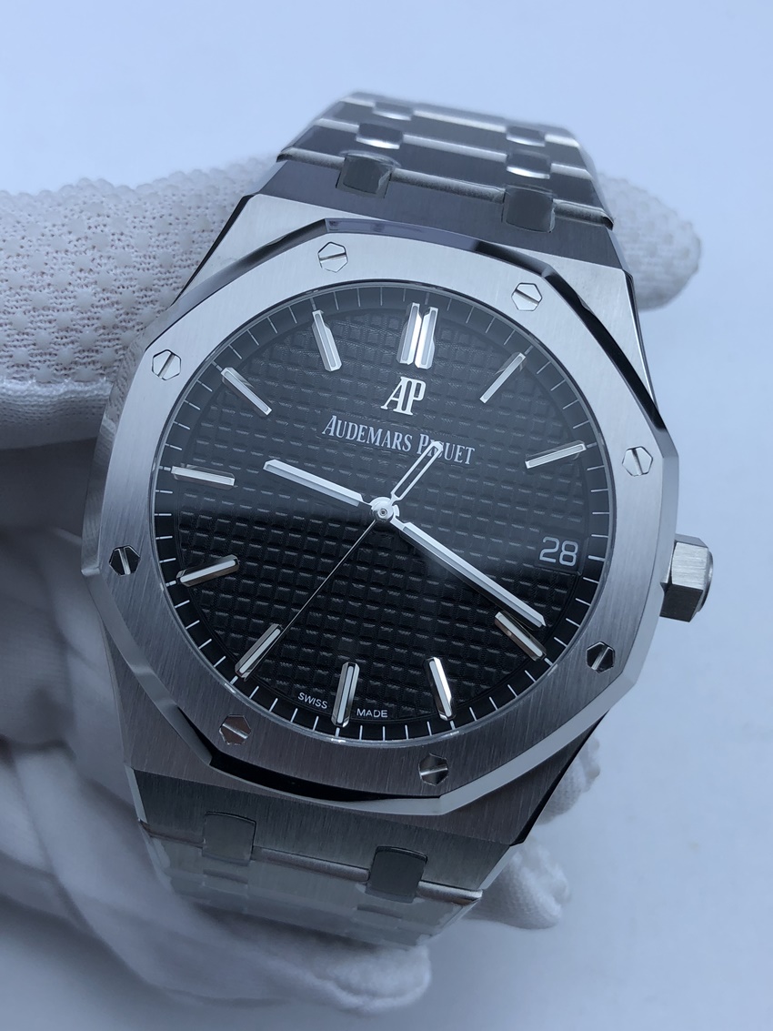 (국내도착! 당일배송) NO.15/ZF공장 오데마피게 로얄오크 15500 블랙디이얼 브슬